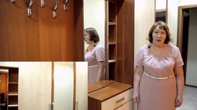 Узкий коридор прихожая. Отзыв. Мебель на заказ. смотреть онлайн