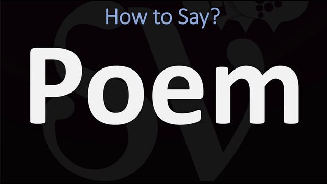 How to Pronounce Poem? (2 WAYS!) British Vs US/American English Pronunciation