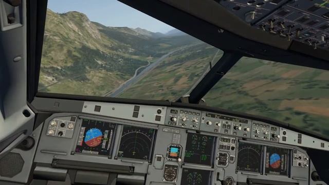 ВИЗУАЛЬНЫЙ ЗАХОД В ИНСБРУКЕ| ВЕНА-ИНСБРУК | А321 | Xplane11 смотреть онлайн