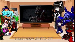 Security breach React to FNAF songs//bringing us home by Enforma//gacha club