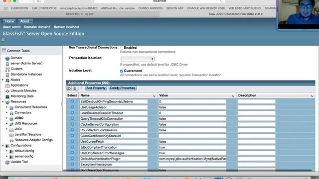2 POOL DE CONEXION Y RECURSO GLASSFISH-MYSQL смотреть онлайн