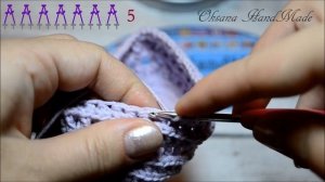 Ажурные пинетки сапожки крючком. Booties crochet