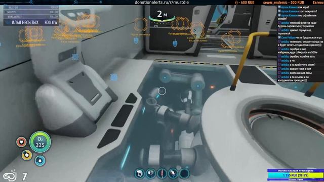 Subnautica#7 // И на море буду разом // Кораблём и водолазом смотреть онлайн