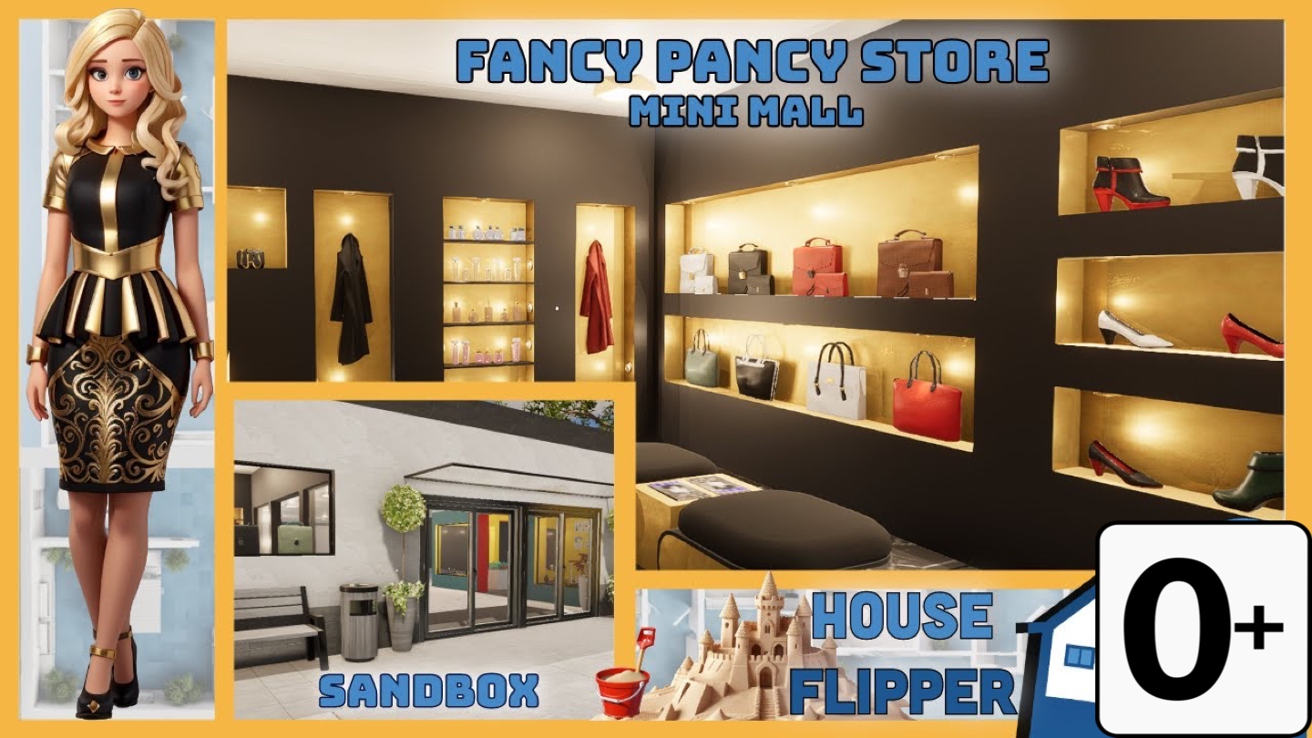 Хаус Флиппер 2 - Английский - House Flipper 2 - Mini Mall E2 - Fancy Pancy Store - Realtime