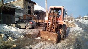 Задненавесной погрузчик на Т-25