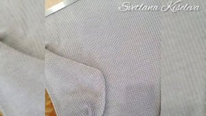 DIY Мужской свитер английской резинкой | размер