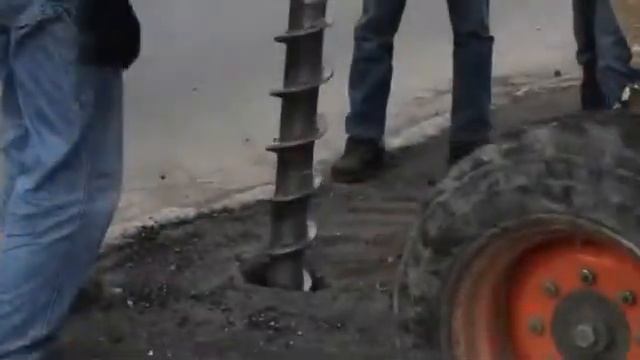 Bobcat с гидробуром смотреть онлайн