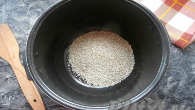 Ячневая каша на воде в мультиварке