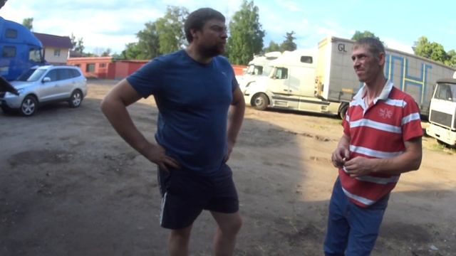 Дальнобой по России #135 Начало сборки МАЗ 5336, гаражные сплетни с Дмитрием Америкой и Ник Вик ))) смотреть онлайн