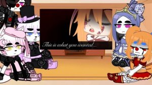 SL reacts to Elizabeth Afton memes | gacha club FNAF AU | part 1 |