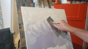 Градиент своими руками_Декоративная краска Шелк.