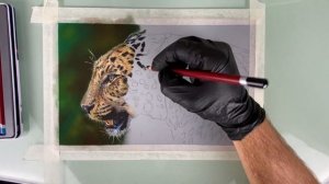 EASY Drawing a REALISTIC Leopard | How to Draw Fur with Pastel