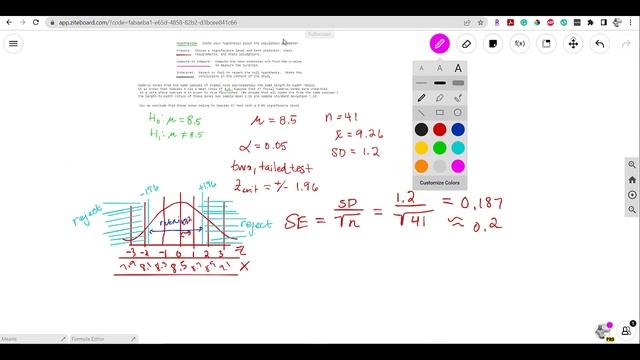 Stats B: Null Hypothesis Statistical Testing (means with SD) Example 4 смотреть онлайн