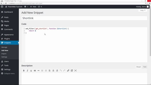 Code Snippets WordPress Plugin