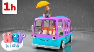 Les roues de l'autobus  | Chansons pour Enfants | HeyKids en Français