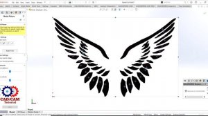 How to insert image in Solidworks & Convert Image to Sketch in Solidworks & Autotrace in Solidworks