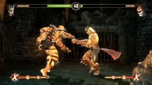 Shao Kahn vs Kintaro - Mortal Kombat 9 Expert - Геймплей