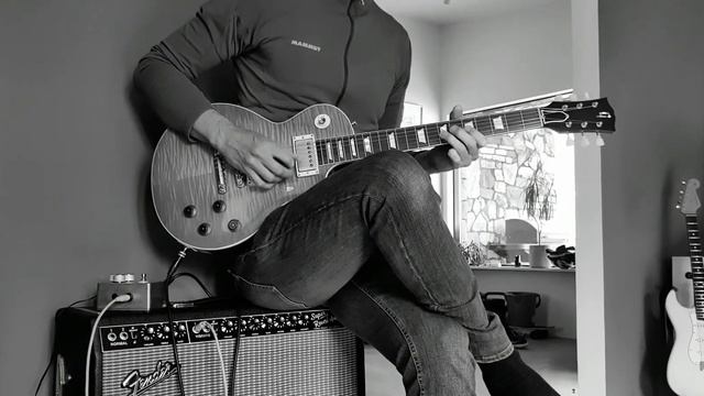 '59 burst style Les Paul - TS-9 clone - Fender '65 SRRI смотреть онлайн