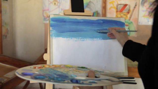 ПЕЙЗАЖ. ОСОБЕННОСТИ РИСОВАНИЯ ОБЛАКОВ ПРИ РАЗНОМ ОСВЕЩЕНИИ |ЧАСТЬ 1| СТУДИЯ "АЛЬТАИР" смотреть онлайн