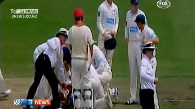 Philip Hughes knocked down by brutal bouncer смотреть онлайн