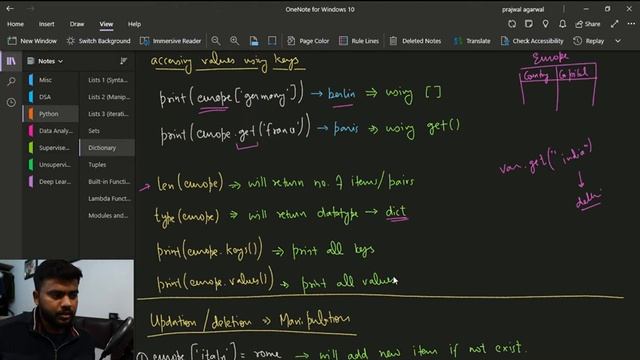 Dictionary in Python | Syntax | Modification | Iteration