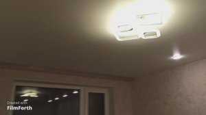 Монтаж матовых натяжных потолков. Волосово, ул Красных Командиров, д.18