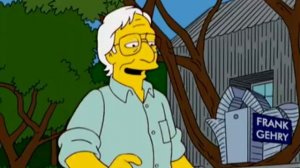 Архитектор Фрэнк Гери в Симпсонах