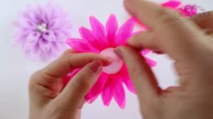 ЦВЕТЫ-БАНТЫ ✿ ИЗ ОРГАНЗЫ. Organza Bows. Kanzashi МК/DIY