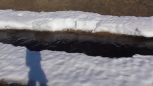 Перекоп между Задним и Жилым озером в селе Баженово Саргатский район Омская область