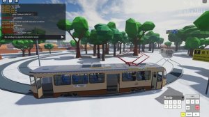 Поездка на новом трамвае 71-403 с друзьями в TashTram в Roblox!