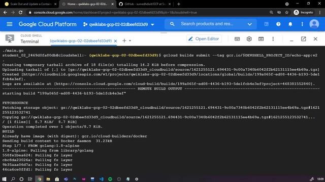 Scale Out and Update a Containerized Application on a Kubernetes Cluster | Qwiklabs GSP305 | GCP смотреть онлайн