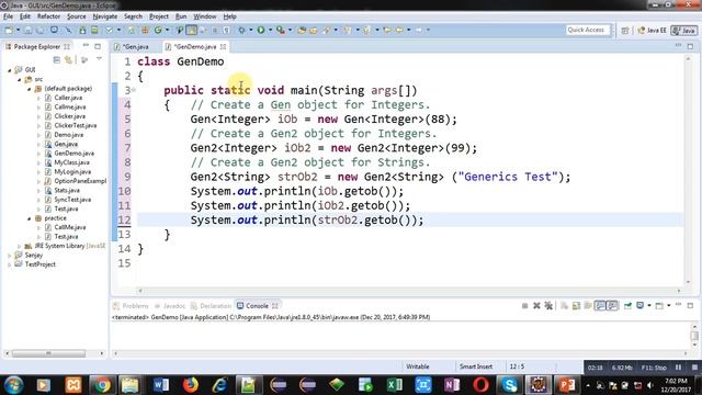 58 Java | How to inherit generic class and override methods of generic class in java смотреть онлайн
