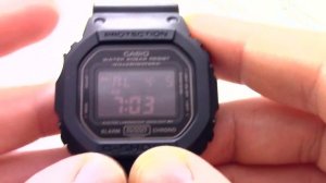 Часы Casio G-SHOCK DW-5600MS-1D - Инструкция, как настроить от Presidentwatches.Ru