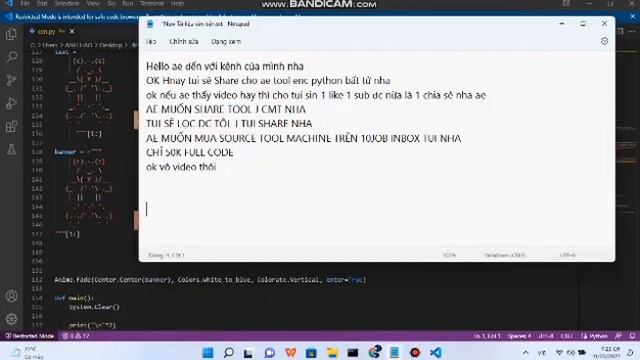 Share Tool Encode Python | Python | Thái Hào