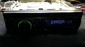 Pioneer car audio ERROR 11 repair
