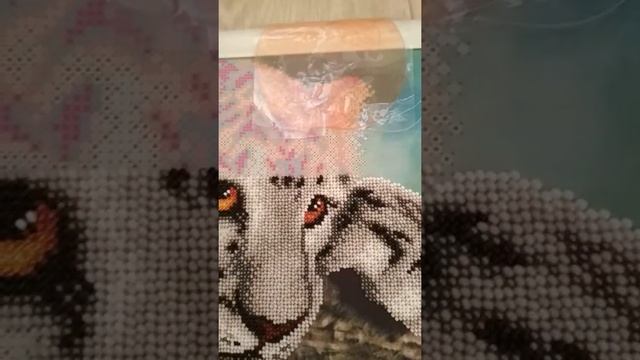 Снежный барс. Магия канвы. Процесс 1 смотреть онлайн