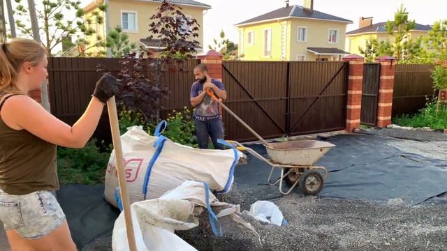 ЩЕБЕНЬ ГРАНИТНЫЙ ФРАКЦИЯ 5 10мм : Облагораживаем участок Как обустроить двор смотреть онлайн