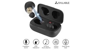 Беспроводная TWS-гарнитура SYLLABLE S115 с сильными басами, шумоподавление, чип SYLLABLE S115,