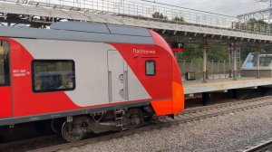 Train 🚂 Lastochka 'Swallow' Moscow Central Circle