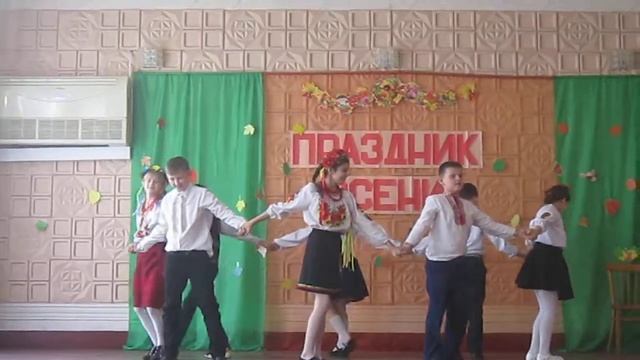 Праздник Осени Укр танец Маруся раз, два, три калина,17 11 2017 смотреть онлайн