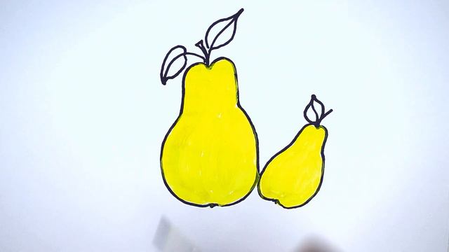Drawing Yummy Fruits with song for kids | Bolalar uchun meva chizish | Рисование фруктов для детей