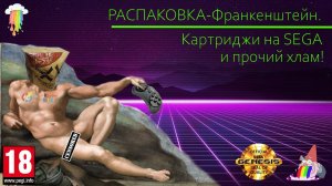 Распаковка-Франкенштейн. Картриджи на Sega и прочий хлам