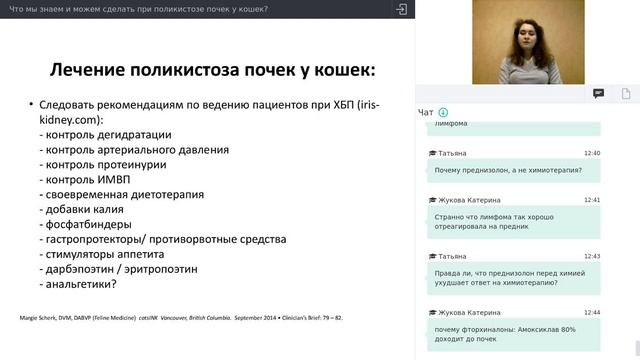 "Что мы знаем и можем сделать при поликистозе почек у кошек?" Войтова Л. Ю. вебинар за 19 05 20 смотреть онлайн