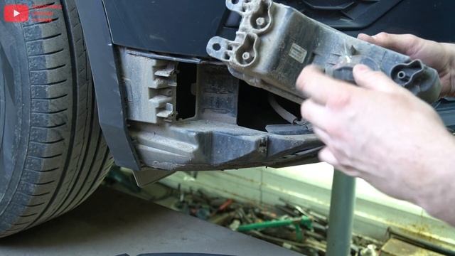 Volkswagen Tiguan установка LED ламп в противотуманки смотреть онлайн