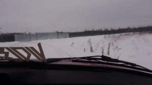 Парный дрифт со СНЕГОХОДОМ | Зимний дрифт на ВАЗ 2107 под ФОНК