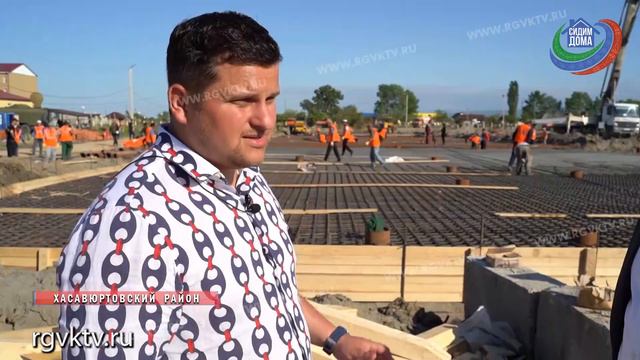 В селе Ботаюрт Хасавюртовского района продолжается строительство инфекционного госпиталя