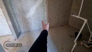 Результат демонтажа стен сан узла (сантех кабина) в панельном доме.