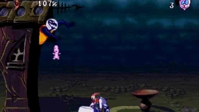Видеопрохождение и обзор Earthworm Jim 2 (Земляной червяк Джим 2)Sega,Genesis.