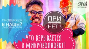 Что взрывается в микроволновке!Проверяем в нашей лаборатории! При эксперименте пострадавших нет !
