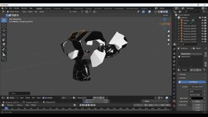 как разбить объект в blender